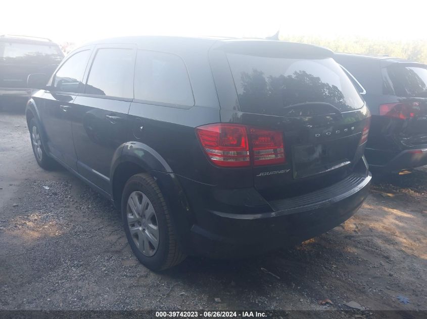 2014 Dodge Journey American Value Pkg VIN: 3C4PDCAB1ET285516 Lot: 39742023