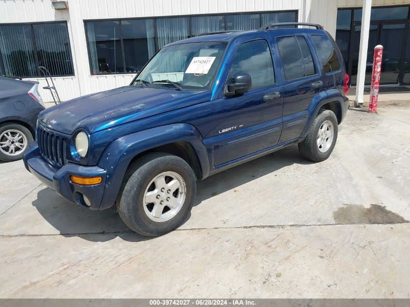 2002 Jeep Liberty Limited VIN: 1J4GK58K52W348107 Lot: 39742027