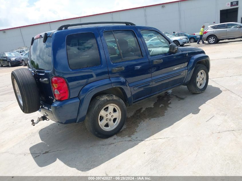 2002 Jeep Liberty Limited VIN: 1J4GK58K52W348107 Lot: 39742027