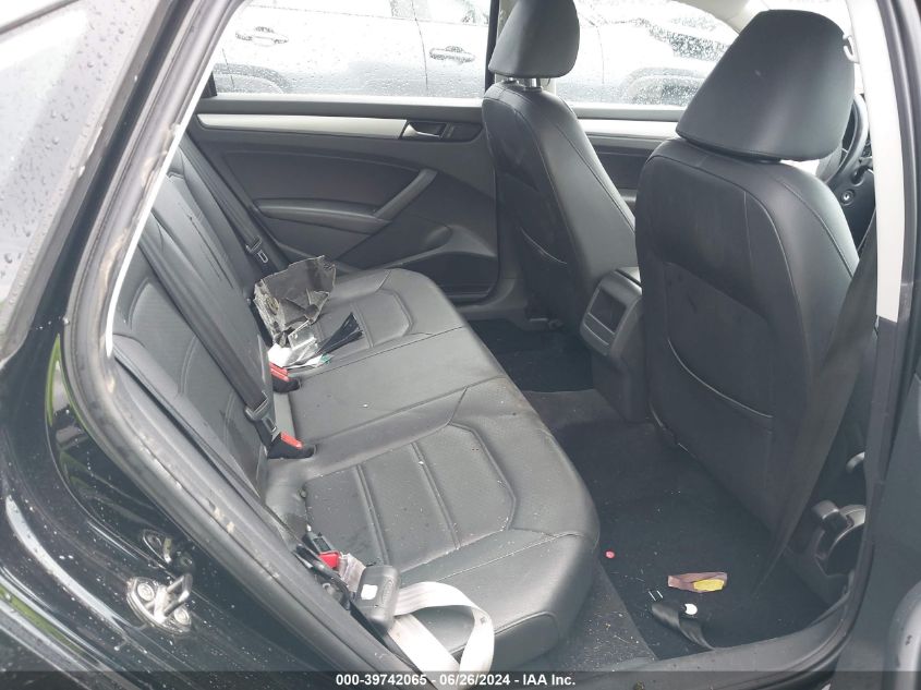 2012 Volkswagen Passat 2.5L Se VIN: 1VWBH7A30CC061917 Lot: 39742065