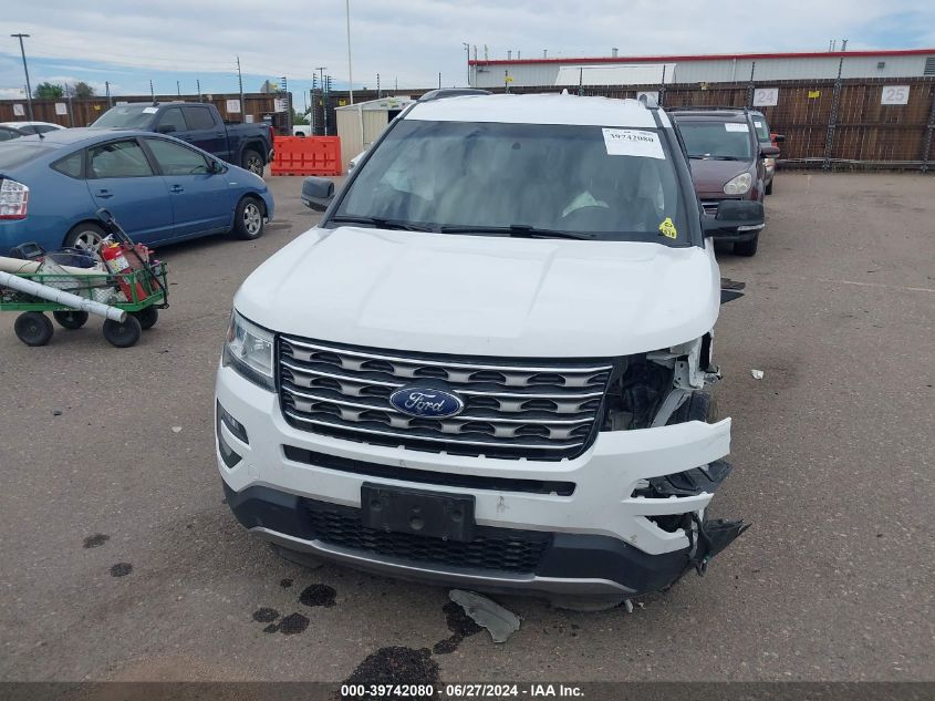 2017 Ford Explorer Xlt VIN: 1FM5K8D87HGD07842 Lot: 39742080