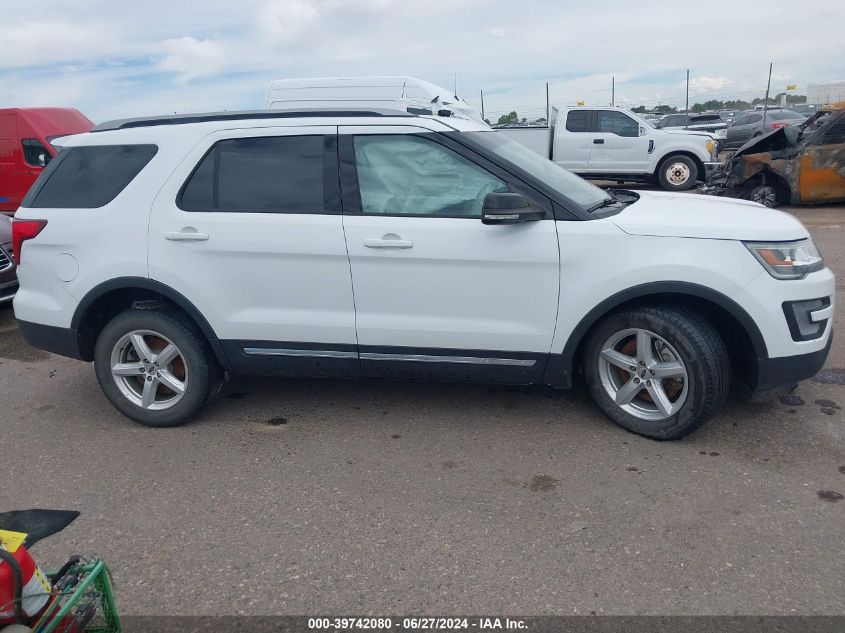 2017 Ford Explorer Xlt VIN: 1FM5K8D87HGD07842 Lot: 39742080