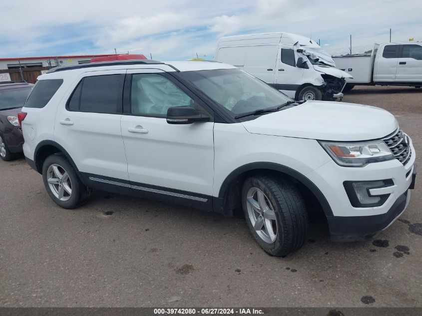 2017 Ford Explorer Xlt VIN: 1FM5K8D87HGD07842 Lot: 39742080