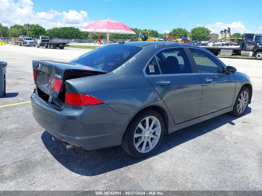 2007 Acura Tsx VIN: JH4CL96897C018400 Lot: 39742093