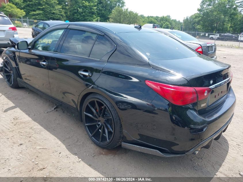 VIN JN1AV7AR1EM703153 2014 Infiniti Q50, Hybrid Pre... no.3