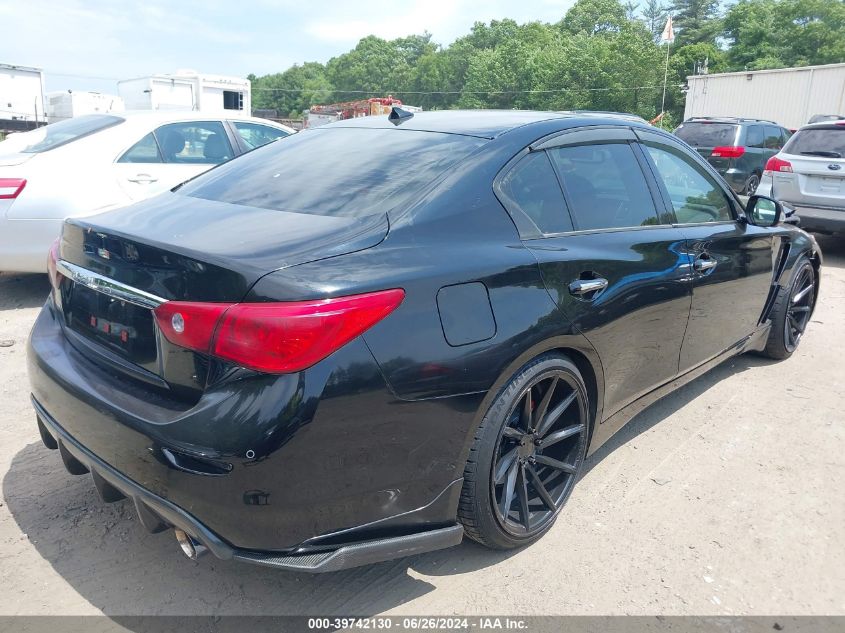 VIN JN1AV7AR1EM703153 2014 Infiniti Q50, Hybrid Pre... no.4