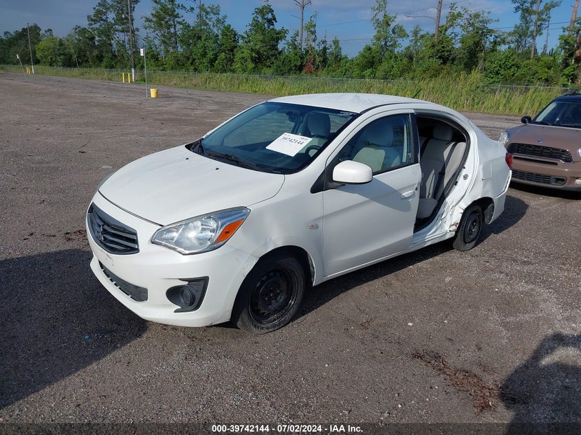 VIN ML32F3FJ1HHF07078 2017 MITSUBISHI MIRAGE G4 ES