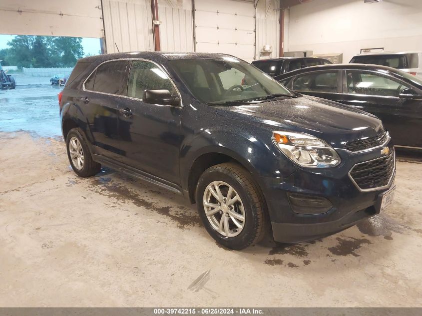 2017 Chevrolet Equinox Ls VIN: 2GNFLEEKXH6323099 Lot: 39742215