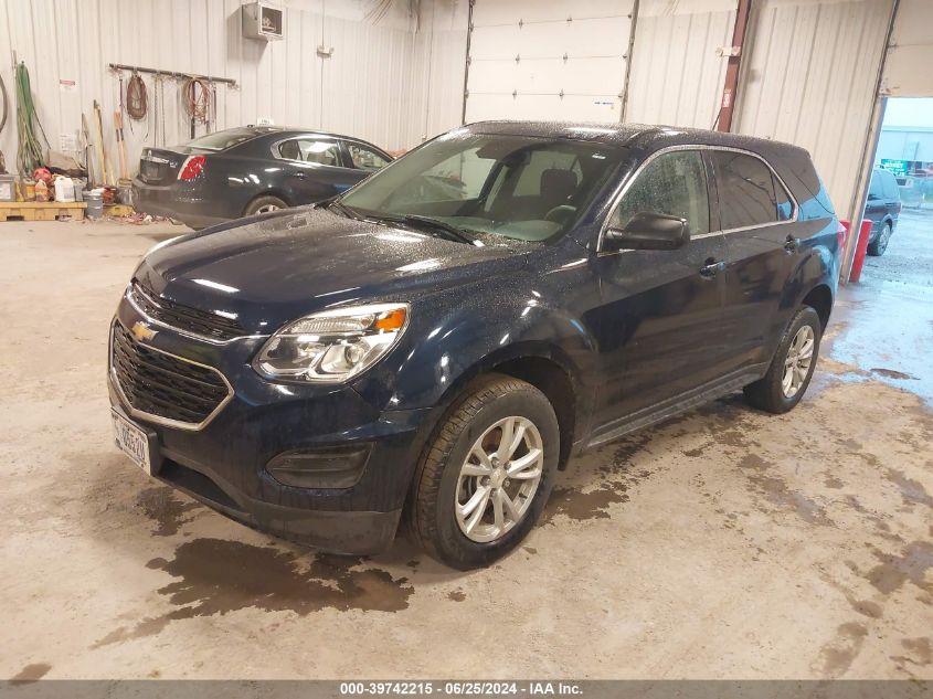 2017 Chevrolet Equinox Ls VIN: 2GNFLEEKXH6323099 Lot: 39742215