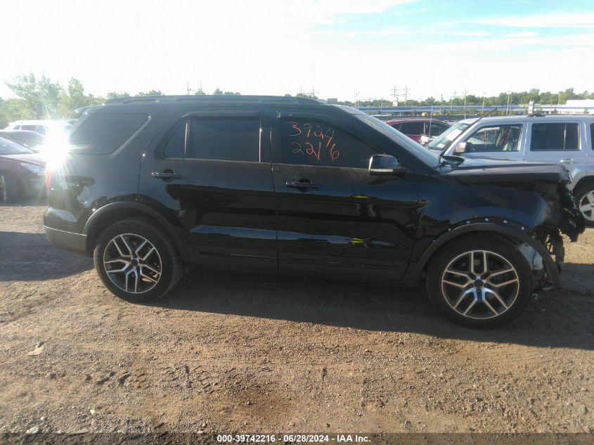 2017 Ford Explorer Sport VIN: 1FM5K8GT5HGC73982 Lot: 39742216