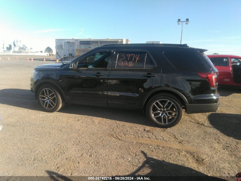 2017 Ford Explorer Sport VIN: 1FM5K8GT5HGC73982 Lot: 39742216