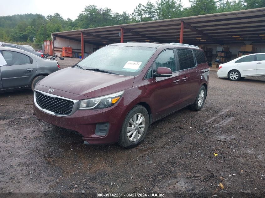 2015 Kia Sedona Lx VIN: KNDMB5C10F6044731 Lot: 39742231