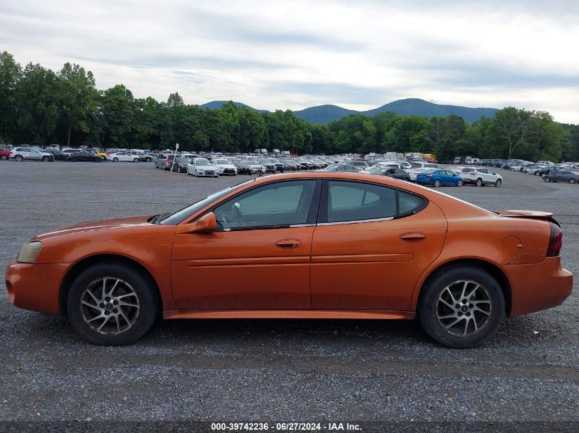 2004 Pontiac Grand Prix Gtp VIN: 2G2WR524941131584 Lot: 39742236