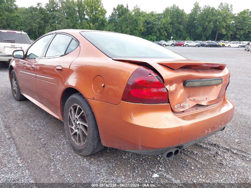 2004 Pontiac Grand Prix Gtp VIN: 2G2WR524941131584 Lot: 39742236