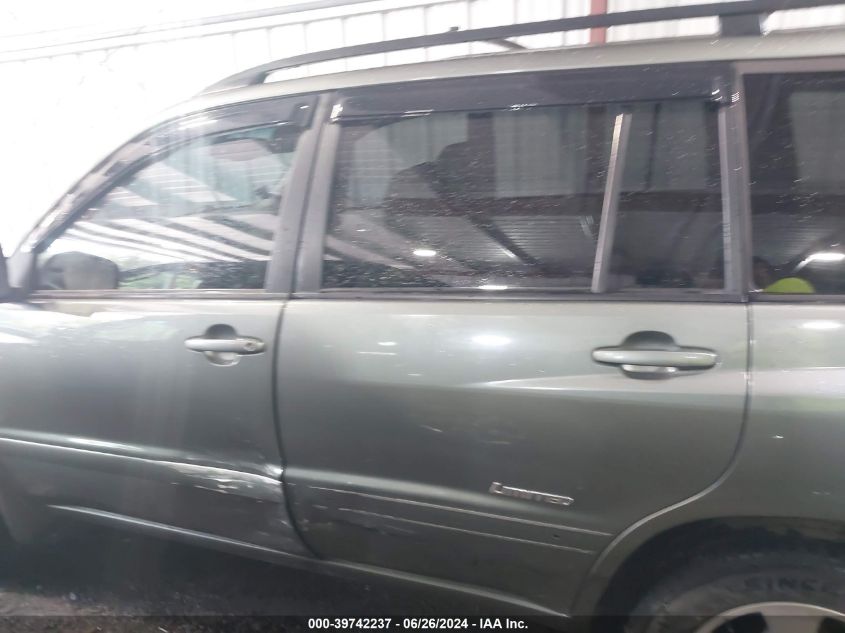 2006 Toyota Highlander Limited V6 VIN: JTEEP21A060175776 Lot: 39742237