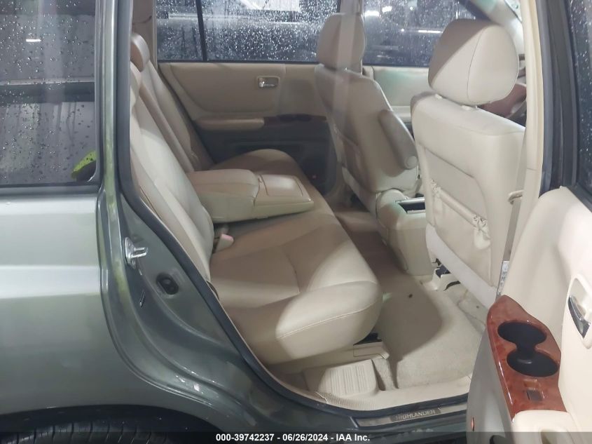 2006 Toyota Highlander Limited V6 VIN: JTEEP21A060175776 Lot: 39742237