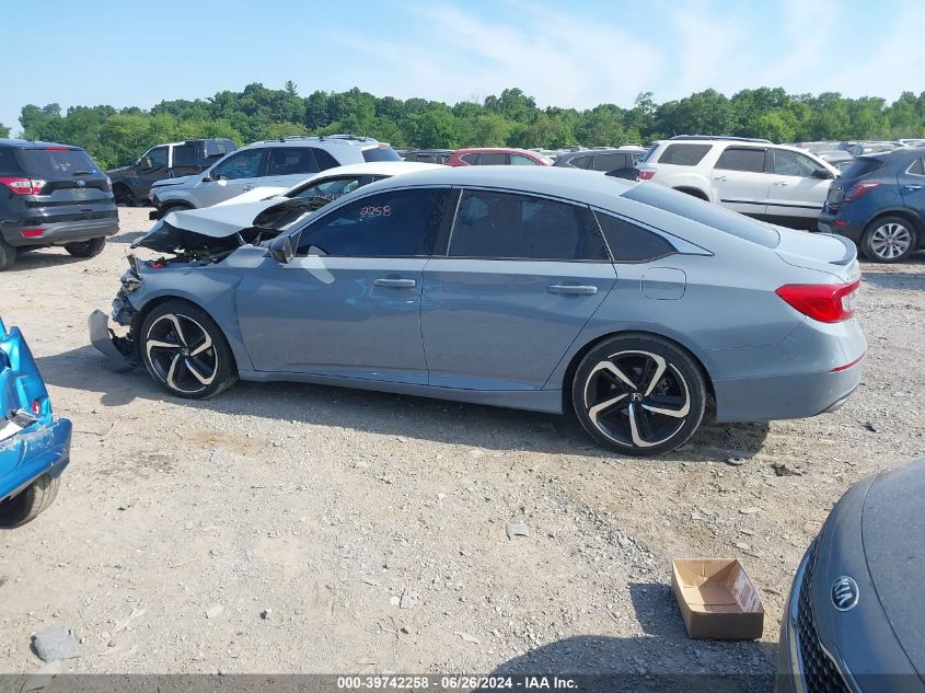 2021 Honda Accord Sport Se VIN: 1HGCV1F46MA048022 Lot: 39742258
