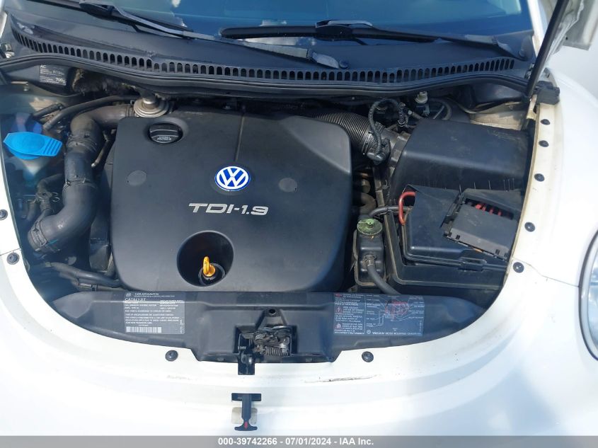 1999 Volkswagen New Beetle Gls Tdi VIN: 3VWCF21C0XM461266 Lot: 39742266