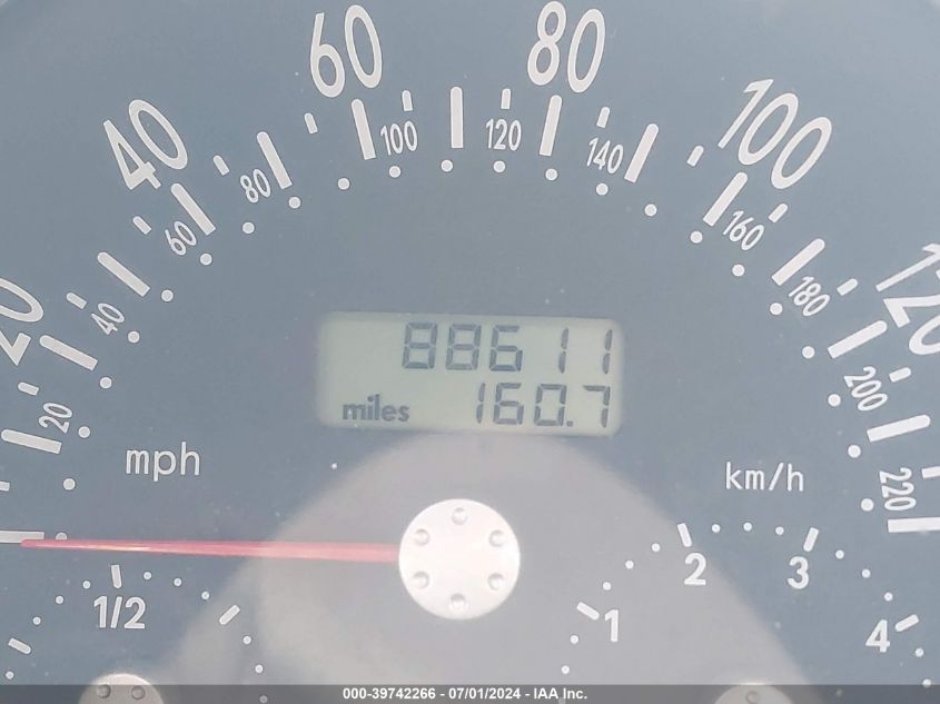 1999 Volkswagen New Beetle Gls Tdi VIN: 3VWCF21C0XM461266 Lot: 39742266