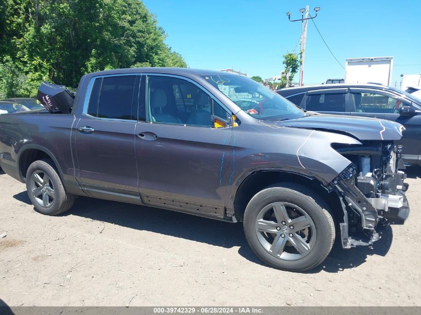 2021 Honda Ridgeline Rtl-E VIN: 5FPYK3F72MB009638 Lot: 39742329