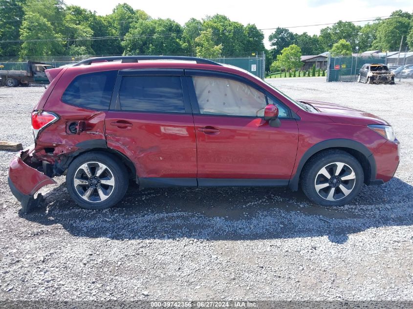 2018 Subaru Forester 2.5I Premium VIN: JF2SJADC7JH451544 Lot: 39742356