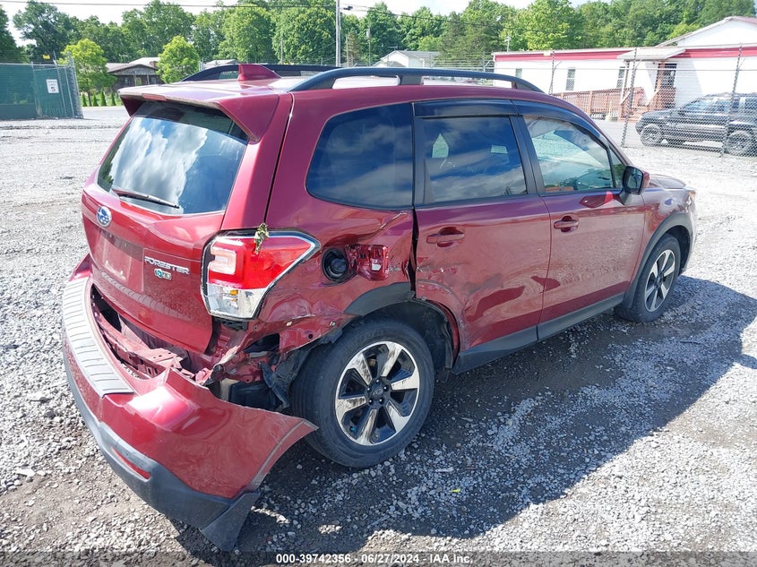 VIN JF2SJADC7JH451544 2018 SUBARU FORESTER 2.5I PREMIUM