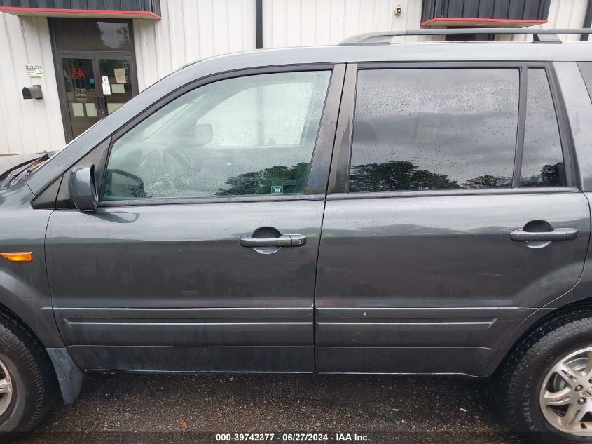 2006 Honda Pilot Ex-L VIN: 2HKYF18596H563549 Lot: 39742377