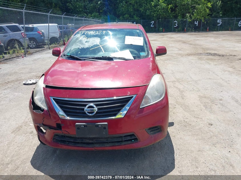 2012 Nissan Versa 1.6 Sv VIN: 3N1CN7AP7CL909804 Lot: 39742379