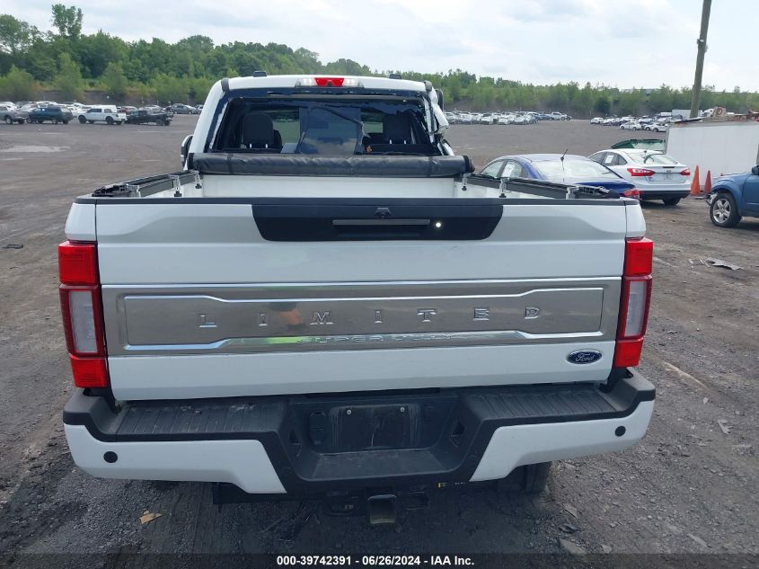 2022 Ford F-350 Limited VIN: 1FT8W3BT8NEF02209 Lot: 39742391