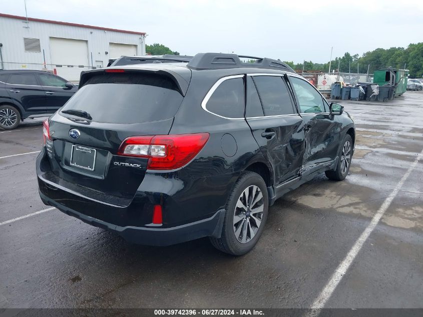 2015 Subaru Outback 2.5I Limited VIN: 4S4BSBNC8F3308912 Lot: 39742396