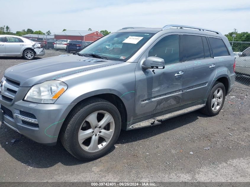 2012 Mercedes-Benz Gl 450 4Matic VIN: 4JGBF7BE0CA772761 Lot: 39742401