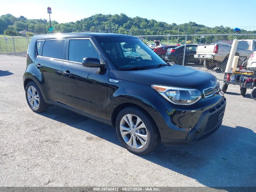 2015 Kia Soul + VIN: KNDJP3A51F7224664 Lot: 39742412