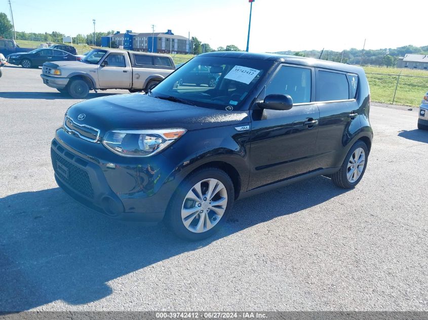 2015 Kia Soul + VIN: KNDJP3A51F7224664 Lot: 39742412