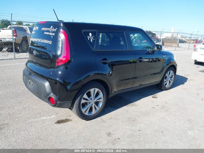 2015 Kia Soul + VIN: KNDJP3A51F7224664 Lot: 39742412