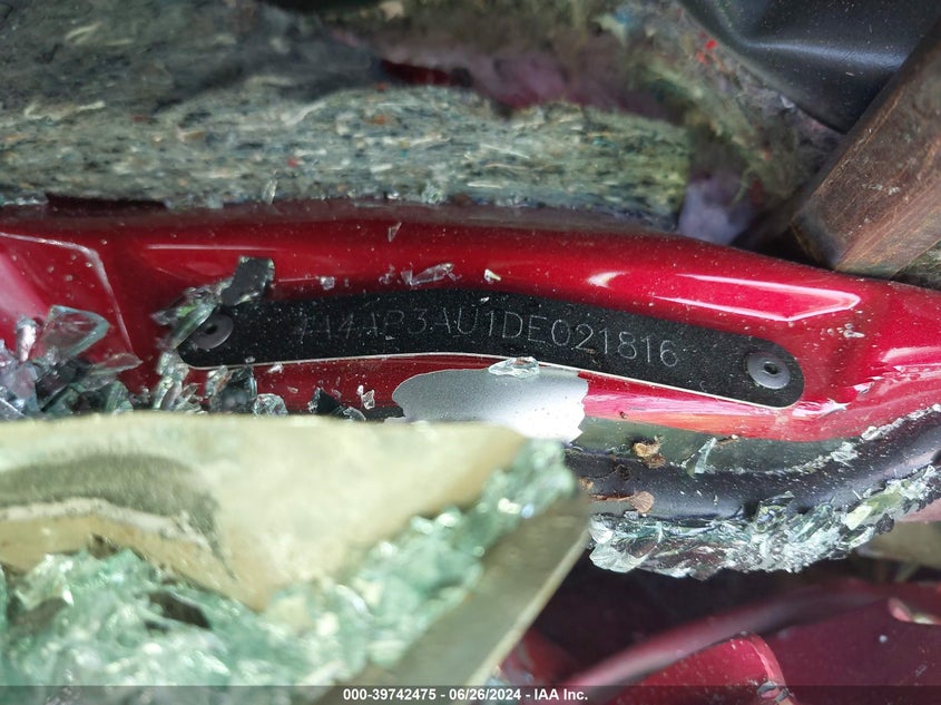 2013 Mitsubishi Outlander Sport Es VIN: 4A4AP3AU1DE021816 Lot: 39742475