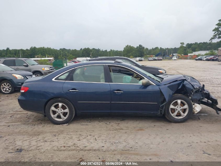 KMHFC46F26A 2006 Hyundai Azera Se/Limited