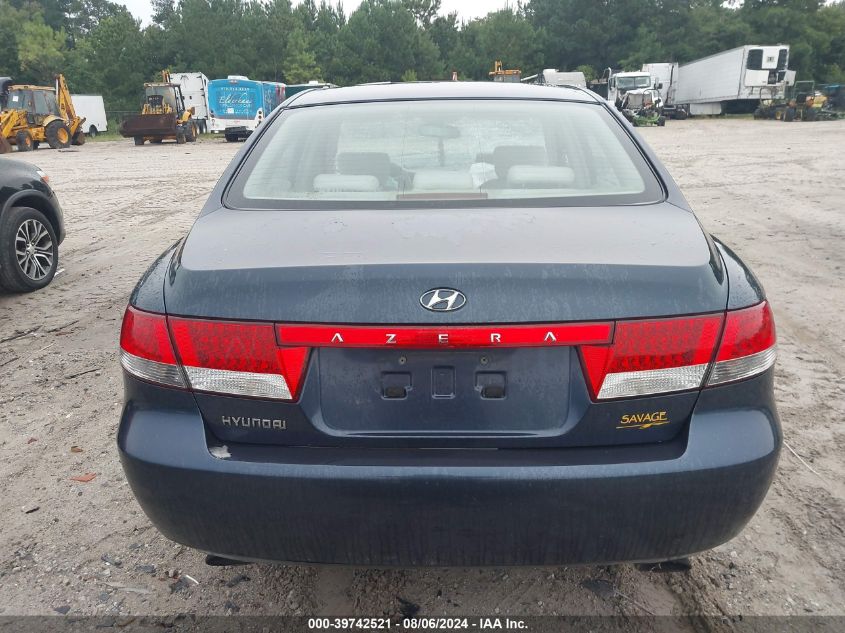 KMHFC46F26A 2006 Hyundai Azera Se/Limited