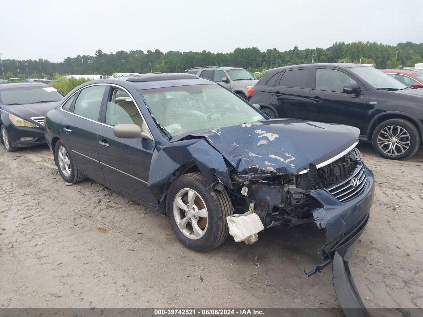 KMHFC46F26A 2006 Hyundai Azera Se/Limited