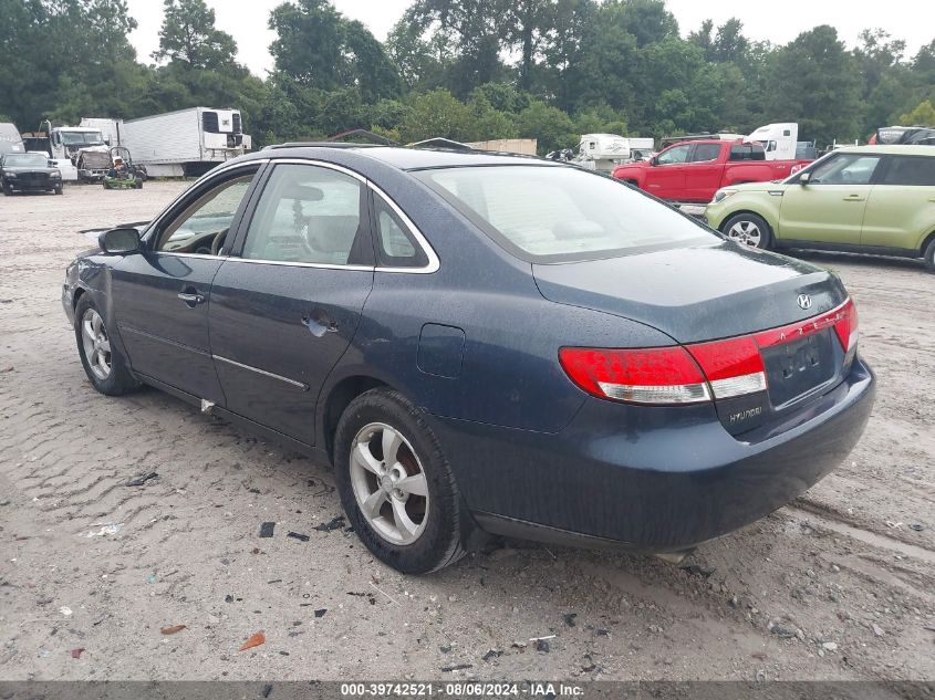 KMHFC46F26A 2006 Hyundai Azera Se/Limited