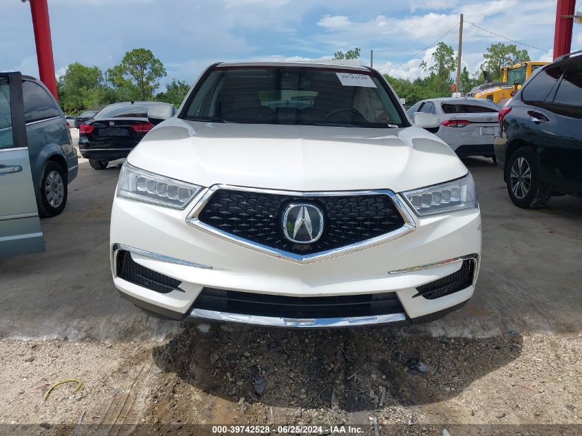 2019 Acura Mdx Standard VIN: 5J8YD3H36KL012664 Lot: 39742528