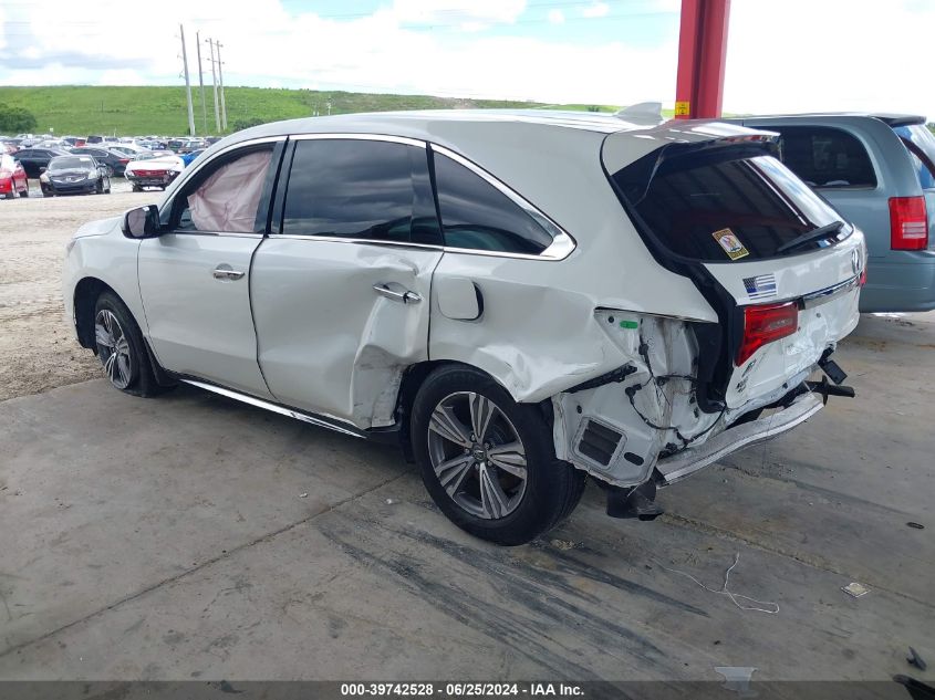 5J8YD3H36KL012664 2019 Acura Mdx Standard