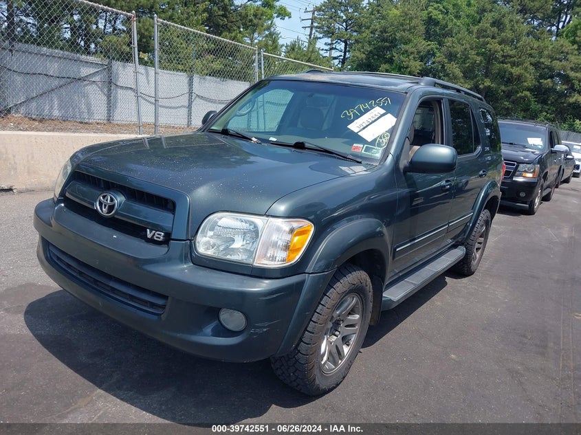 2007 Toyota Sequoia Sr5 VIN: 5TDBT44A97S291244 Lot: 39742551