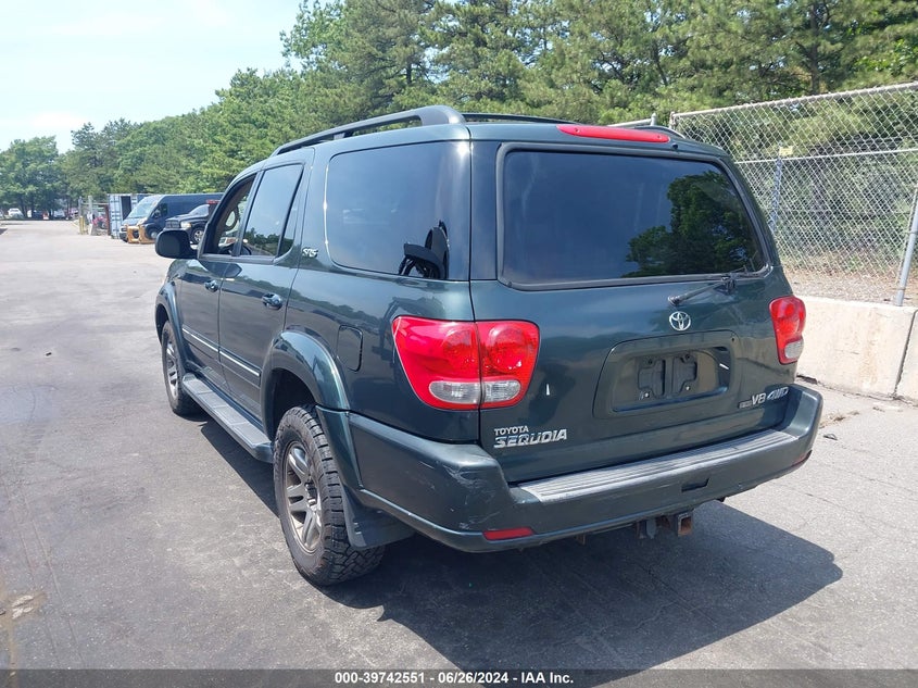 2007 Toyota Sequoia Sr5 VIN: 5TDBT44A97S291244 Lot: 39742551