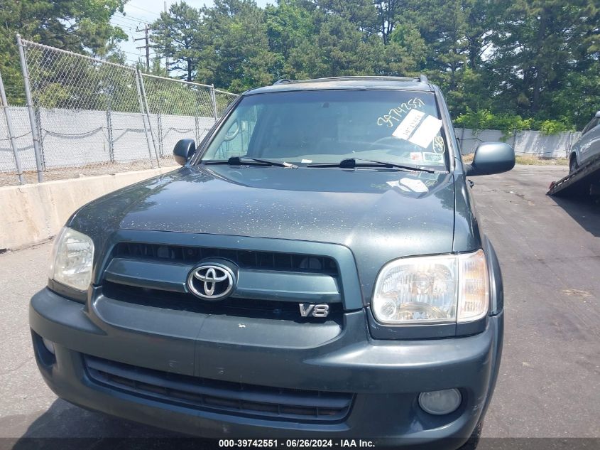 2007 Toyota Sequoia Sr5 VIN: 5TDBT44A97S291244 Lot: 39742551