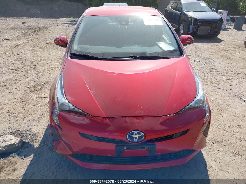 2017 Toyota Prius Three VIN: JTDKARFU5H3053906 Lot: 39742578