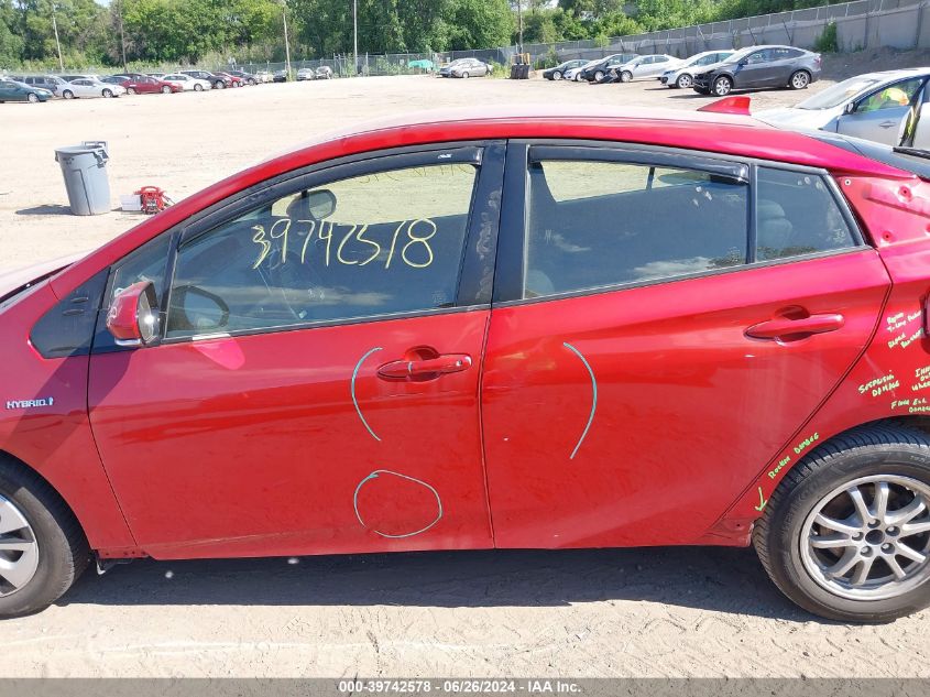 2017 Toyota Prius Three VIN: JTDKARFU5H3053906 Lot: 39742578