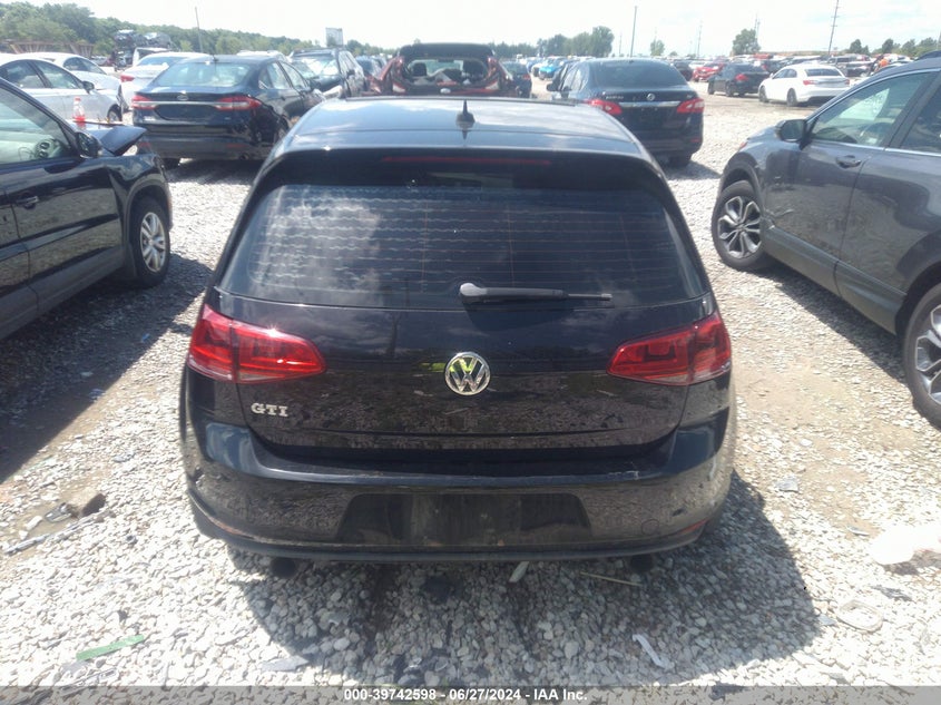 2016 VOLKSWAGEN GOLF GTI AUTOBAHN 4-DOOR - 3VW4T7AU5GM001278