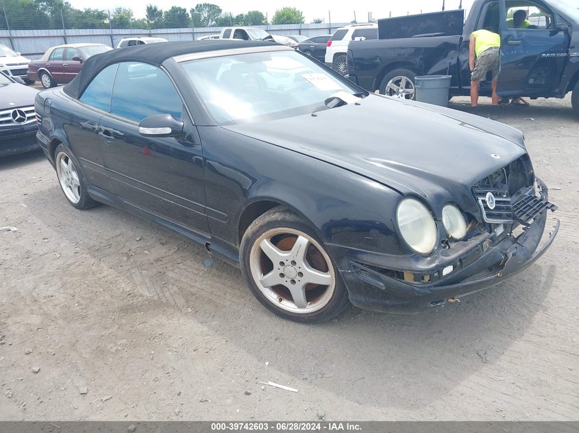 2002 Mercedes-Benz Clk 430 VIN: WDBLK70GX2T128789 Lot: 39742603