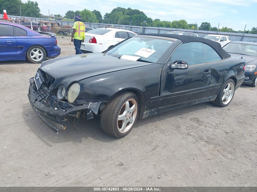 2002 Mercedes-Benz Clk 430 VIN: WDBLK70GX2T128789 Lot: 39742603