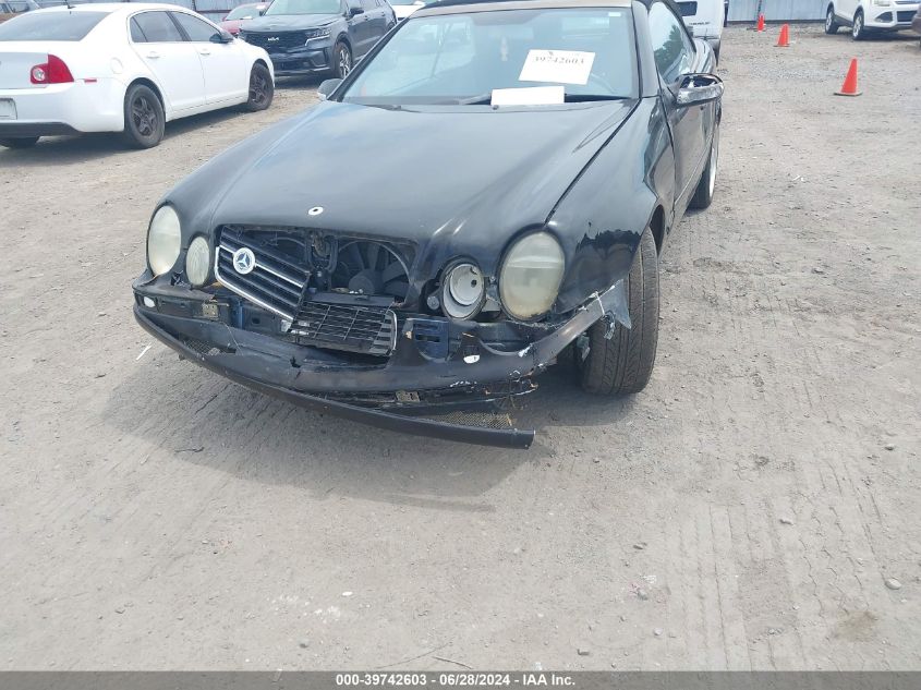 2002 Mercedes-Benz Clk 430 VIN: WDBLK70GX2T128789 Lot: 39742603